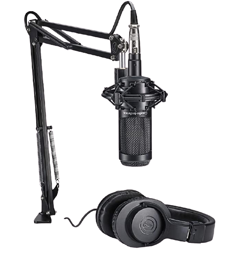 Audio-Technica AT2035PK Vocal Microphone Pack for StreamingPodcasting