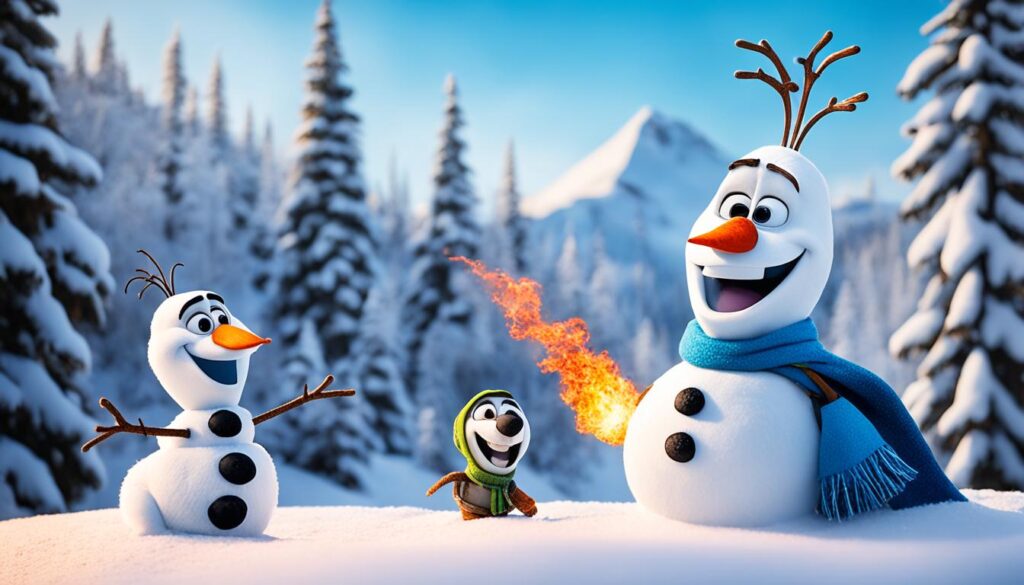 bruni and olaf’s interaction