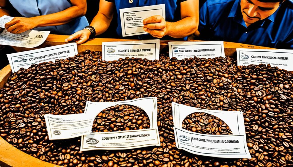 importing coffee rules