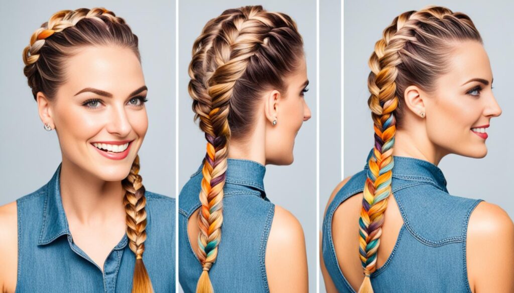 faciles trenzas para cabello corto