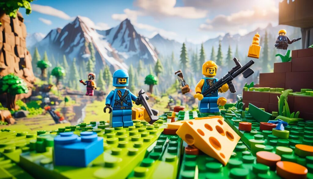 how to get cheese in lego fortnite