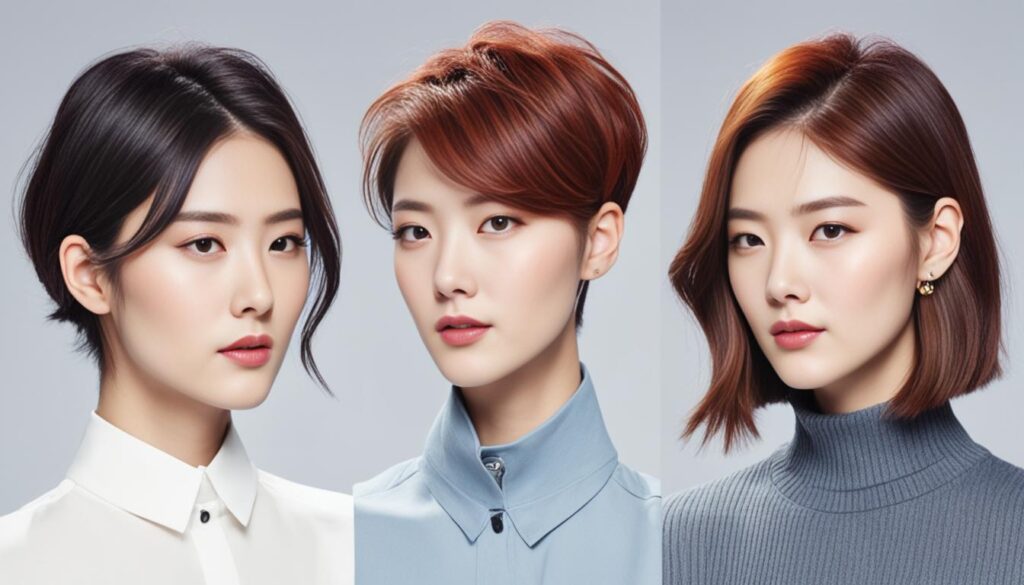 Popular Variations of the Undercut Korean Middle Part Hairstyle