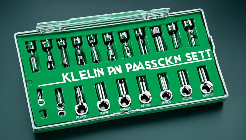 klein pass through socket set