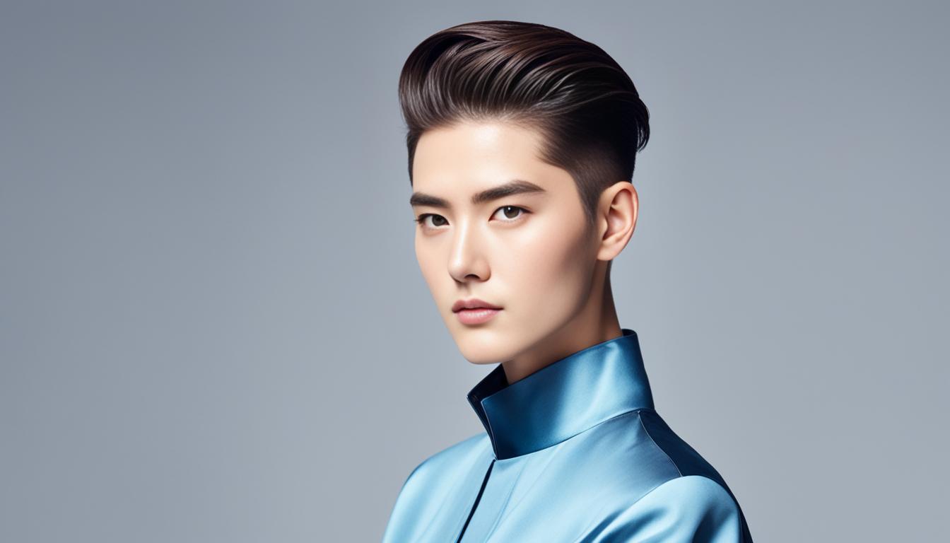 Undercut Korean Middle Part Hairstyle Guide